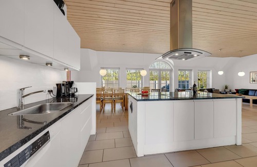 Sundhuse House | Large holiday home with pool, hot tub and activity room in Husby