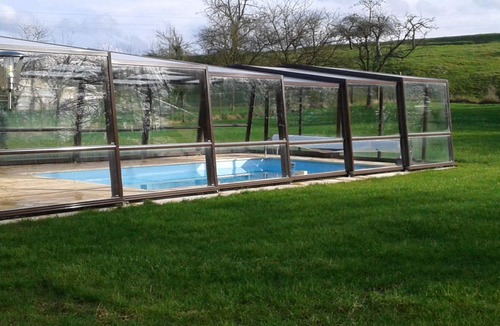 Malandry Cottage | Large holiday home with heated indoor pool, 12 people