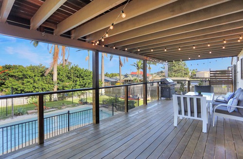 Elliott Heads House | Large home short walk to beach with pool