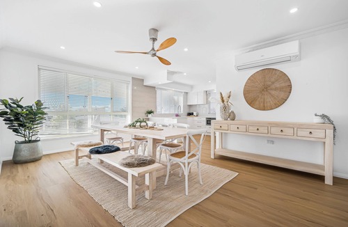 Crescent Head House | Large home upper and lower level with internal access