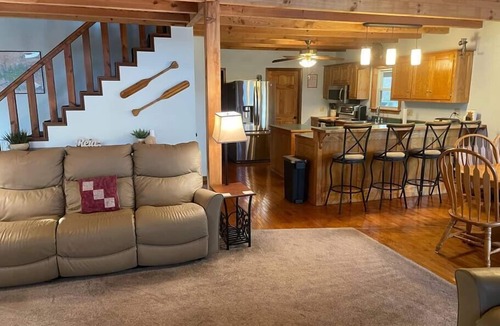 Jacksboro House | Large lake home with room to play.