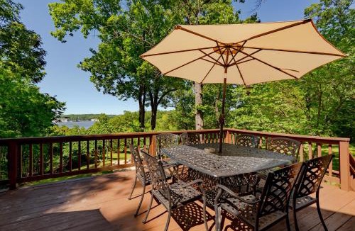 Lake Ozark House | Large Lake Tudor Home, Dock, 3 acres, walk to Bagnell Dam , 1 MM