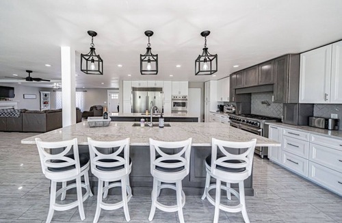 Pocatello House | Large luxury home with a pool, playground & a view!