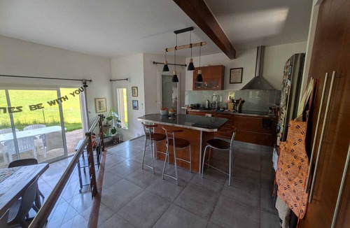 Brie-et-Angonnes House | Large modern house at the foot of the mountains with swimming pool and 2 Siberian cats