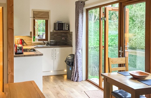 Caerwys Ski Chalet | Large modern studio lodge with one double.