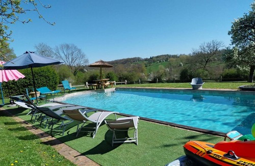 Fauguernon House | Large Normandy house with heated pool, 20 minutes from beaches. Pets allowed