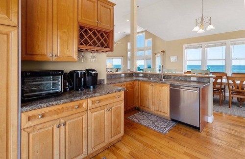 Rodanthe House | Large Oceanfront Home w/Elevator & Game Room
