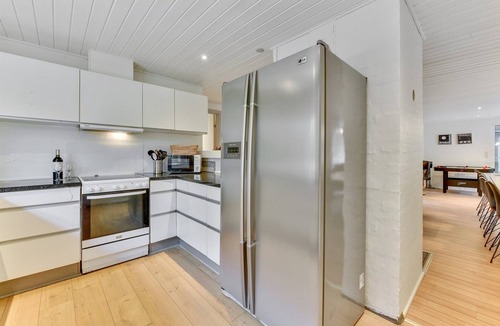 Husby House | Large pool house in quiet Vester Husby with play castle and beach volleyball