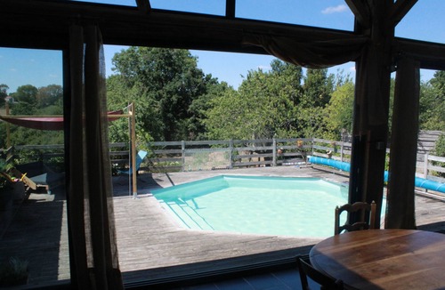 Pompaire House | Large, quiet country house with terrace, swimming pool and wooded garden