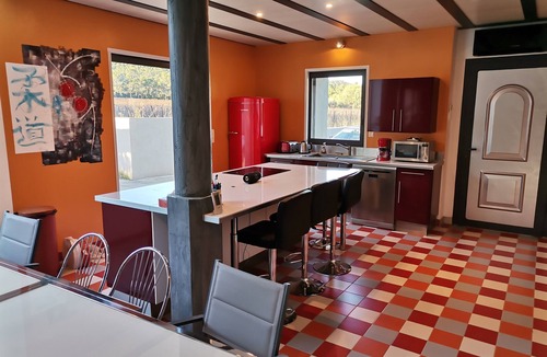 Fontanes House | Large stone house, swimming pool, billiards, petanque area, table soccer
