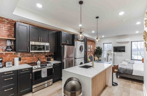 North Philadelphia West Apartment | Large Studio w/2 Beds & Balcony (C)