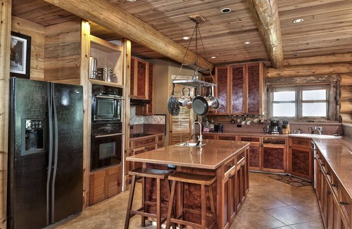 Collbran Cabin | Large Vega Lake Colorado REAL LOG CABIN