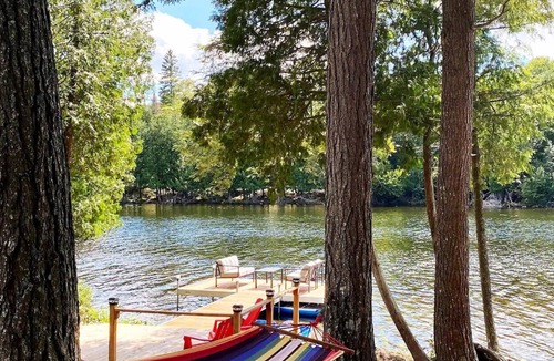 La Minerve Ski Chalet | Large very private lakeside chalet