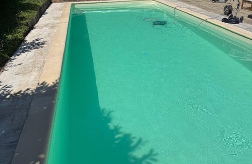 Champeaux Villa | Large villa with pool in village by the sea. In the bay of Mont St. Michel.