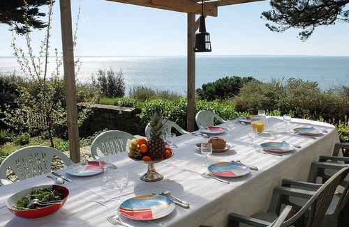 Saint-Marc-sur-Mer House | Large villa with exceptional direct sea view, sleeps 14, with tuned piano.