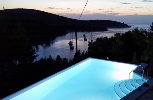 Hvar Villa | Large villa with private,heated,infinity pool, Jacuzzi bath,sport games,bikes.