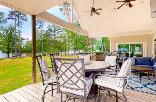 Saluda House | Large Waterfront Lake Murray Home with Dock
