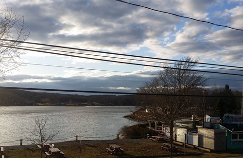 Mystic Apartment | Large Waterfront Mystic Two Bedroom with Pretty Yard