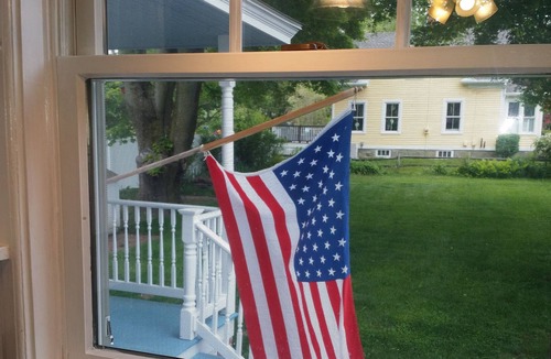 Mystic Apartment | Large Waterfront Mystic Two Bedroom with Pretty Yard