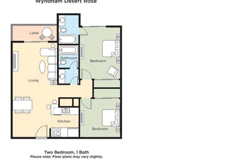 Las Vegas Resort | Las Vegas 2Bed/2Bath, Desert Rose!
