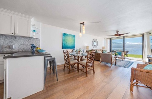 Maalaea Condo | Lauloa 105 2BD OceanFront Getaway w AC Pool