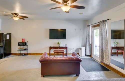 Lava Hot Springs Apartment | Lava Hot Springs Studio w/Views, Walk to River