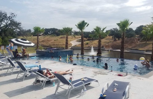 Kingsland House | Lazy Haven Resort: Luxury Lakefront Estate on Lake LBJ with Private Pool Hot Tub