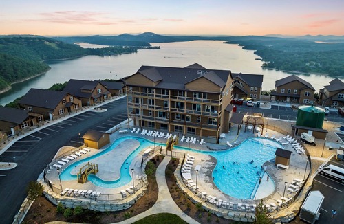 Kimberling City House | Lazy River, Pools, Lake View, Game Room, Sleeps 27