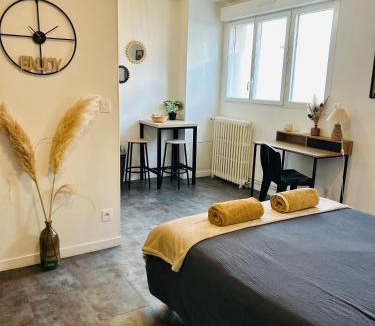 Caen City Centre Apartment | Le 2 - Grand studio Caen Centre Port de plaisance