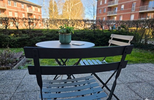 Valenciennes Apartment | Le 28 : Studio - Terrace & Garden (Near Tram)