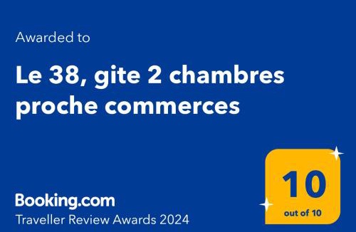 Sache House | Le 38, gite 2 chambres proche commerces