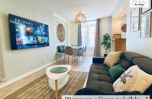 Arras Apartment | Le 9 de Cœur - Hyper Centre Arras - 6 voyageurs- Spacieux 75m2 - 2Ch