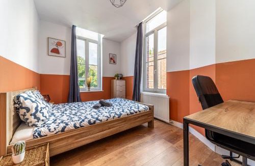 Roubaix Apartment | Le Beaumont - Barbieux - 3 lits - Wifi - Parking - Terrasse privé