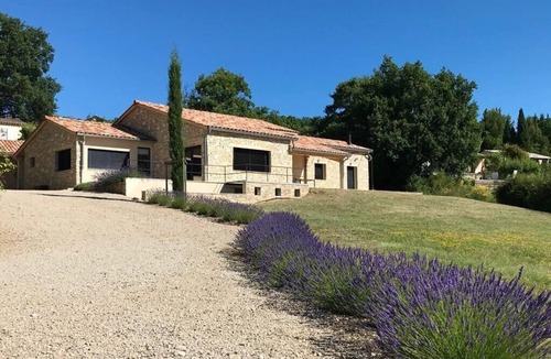 Revest-Saint-Martin Villa | Le Belvédère, vacation villa sleeps 8, private pool, panoramic view