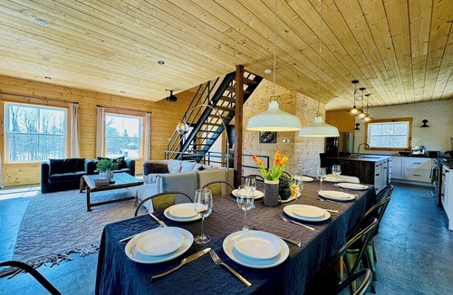 Stukely-Sud House | Le Bianca, Fireplace, Nature