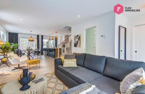 Pont-Rouge House | Le Blanc Bouleau - Chalet Spa privé Élégant Abordable - Resort près de Québec