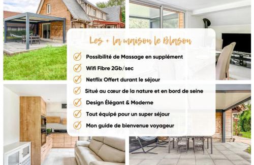 Jumieges House | Le Blason - Maison avec terrasse - Calme & nature