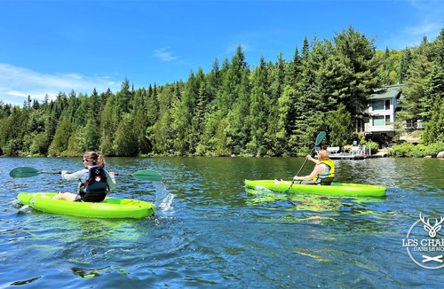 Sainte-Lucie-des-Laurentides Ski Chalet | ☀️ Le1605 - Spa and Beach - Chalets in the north ☀️
