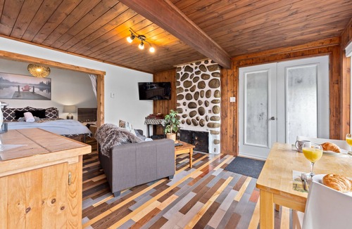 Sainte-Lucie-des-Laurentides Ski Chalet | ☀️ Le1617 - Private dock, Lake- Chalets in the north ☀️