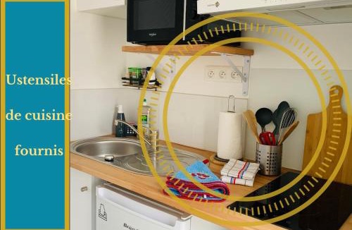 Saint-Hilaire-Saint-Mesmin Apartment | Le Chaleureux Studio 3- Parking - 20 min central
