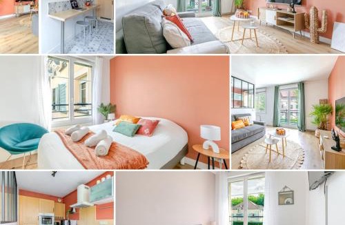 Serris Apartment | Le Chaleureux - 5' Disney - 3' Val d'Europe - Parking Free