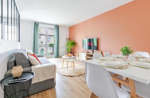 Serris Apartment | Le Chaleureux - 5' Disney - 3' Val d'Europe - Parking Free