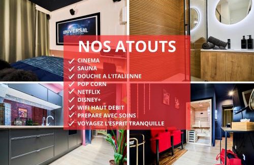 Armentieres Apartment | Le Cinema - Les Demeures d'Adrien