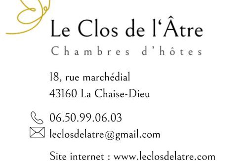La Chaise-Dieu Bed & Breakfast | Le Clos de l'Atre - Chambres d'hôtes au coeur du village