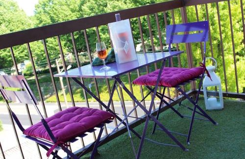 Chartres Apartment | Le Clos Pichot - Studio avec balcon, parking privé - 5mn Gare