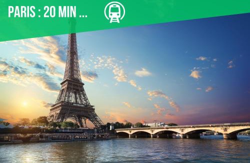 Vigneux-sur-Seine Apartment | Le Cocon lumineux à 20mn de Paris et Orly