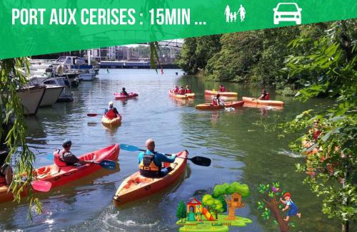 Vigneux-sur-Seine Apartment | Le Cocon lumineux à 20mn de Paris et Orly