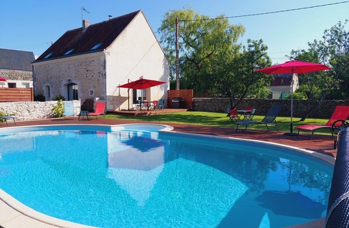 Chambourg-sur-Indre House | Le colibri - Country house with private pool