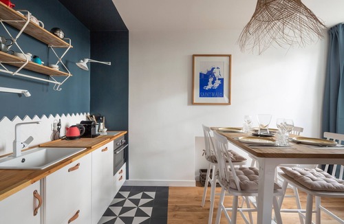 Saint-Servan Apartment | Le Cosy Breizh - Appt à St-Malo, à 1km de la plage