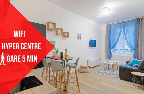 La Ferte-sous-Jouarre Apartment | Le cosy fertois-self checkin-centre-ville